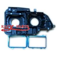 CASE, BLACK HEADLIGHT WITH RIMS