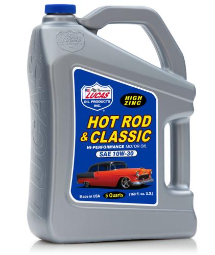 Lucas SAE 10W-30 Hot Rod Oil 4.73 LITRES