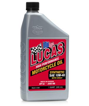 Lucas Syn SAE 10W40 Moly Motorcycle Oil 