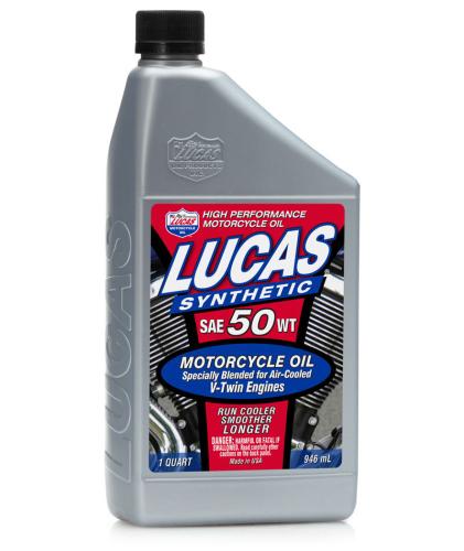 Lucas Syn SAE 50W Motorcycle V-Twin Oil 