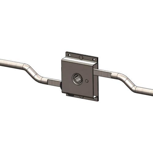 2 WAY ROD LATCHES - 2490mm RH