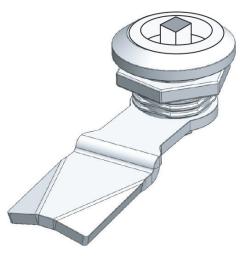 QUARTER TURN LOCK - 7mm SQUARE 