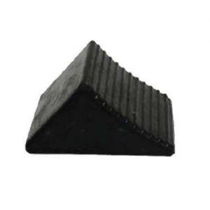BLACK RUBBER WHEEL CHOCK 