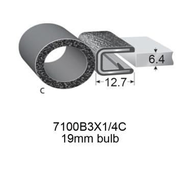 PINCHWELD BLACK TOP BULB 19mm