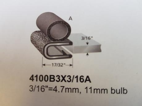 PINCHWELD BLACK SIDE BULB 11mm