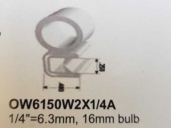 PINCHWELD OFF WHITE SIDE BULB 16mm