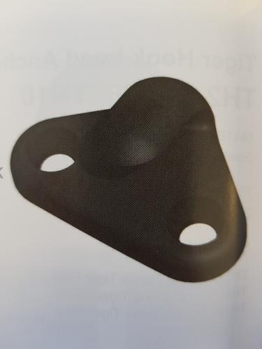 ROPE HOOK - POLYMER BLACK 