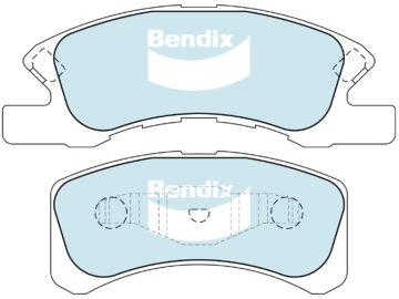 DISC BRAKE PADS FRONT DAIHATSU MITS MIRAGE 