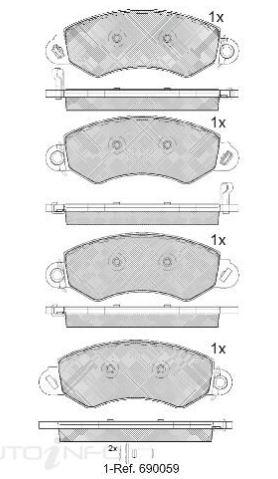 DISC BRAKE PADS 