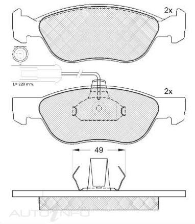 DISC BRAKE PADS 