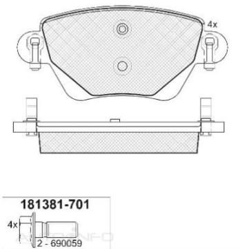 DISC BRAKE PADS 