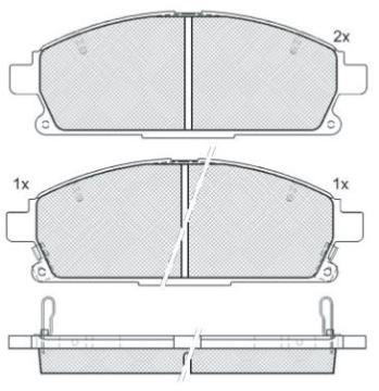DISC BRAKE PADS NISSAN HONDA 