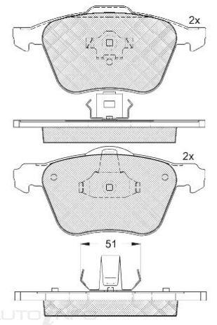 DISC BRAKE PADS 