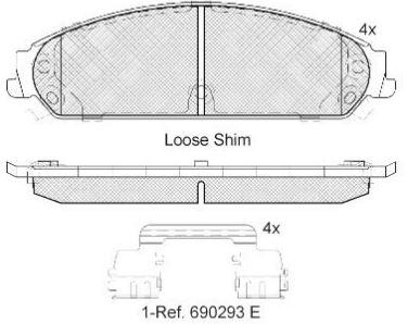 DISC BRAKE PADS 