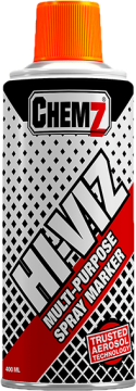 CHEMZ HI-VIZ ORANGE MARKER SPRAY