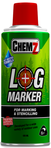 CHEMZ RED LOG SPRAY MARKER 