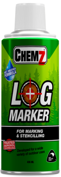 CHEMZ WHITE LOG SPRAY MARKER